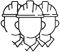 Professional builder service icon