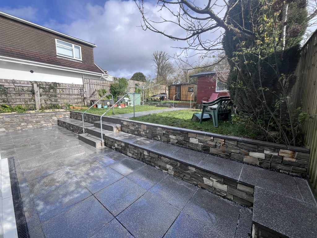 Patio and wall install st austell