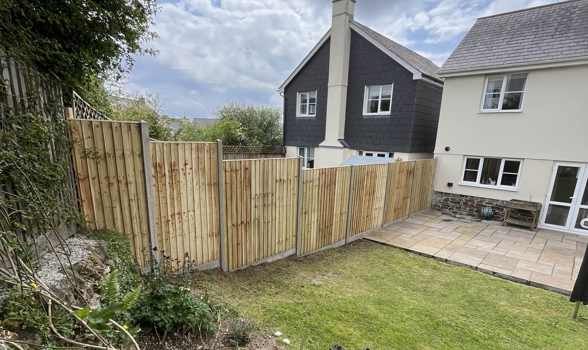 Garden fencing installation Cornwall by Build Maintain