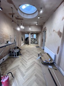 Plastering completed in St Austell property by Build Maintain