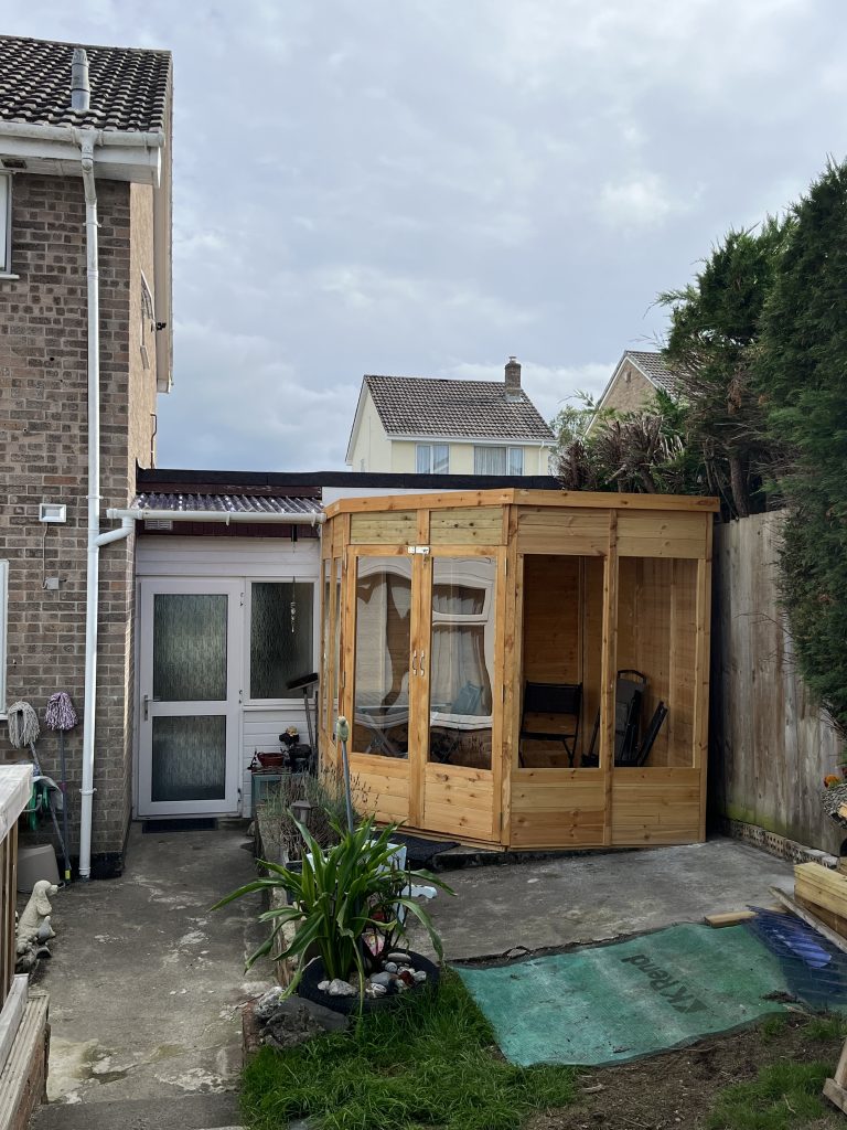Timber summerhouse